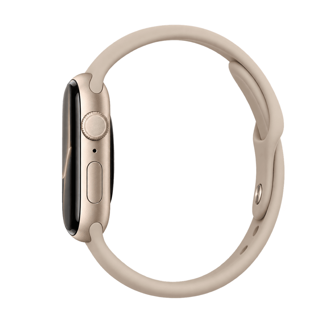 Смарт-часы Apple Watch Series 12, алюминий, 46 мм, Светло-золотой, ремешок песочный
