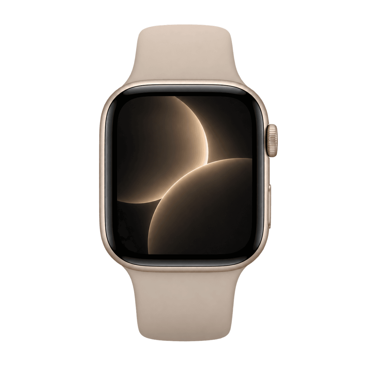 Смарт-часы Apple Watch Series 12, алюминий, 46 мм, Светло-золотой, ремешок песочный