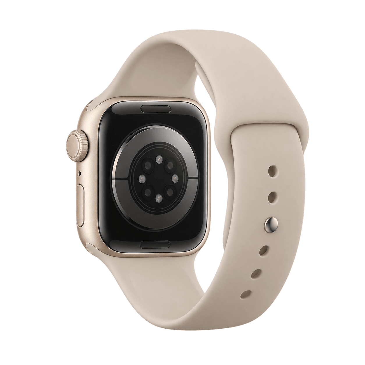 Смарт-часы Apple Watch Series 12, алюминий, 46 мм, Светло-золотой, ремешок песочный